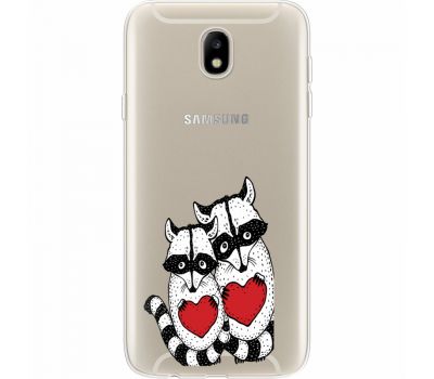 Силіконовий чохол BoxFace Samsung J730 Galaxy J7 2017 Raccoons in love (35020-cc29)
