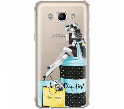 Силіконовий чохол BoxFace Samsung J510 Galaxy J5 2016 City Girl (35059-cc56)