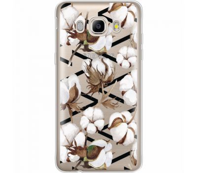 Силіконовий чохол BoxFace Samsung J510 Galaxy J5 2016 Cotton flowers (35059-cc50)