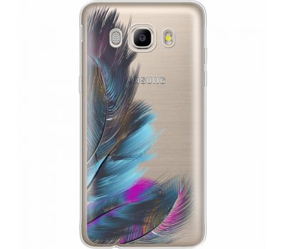 Силіконовий чохол BoxFace Samsung J710 Galaxy J7 2016 Feathers (35060-cc48)