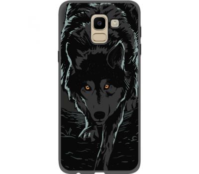 Силіконовий чохол BoxFace Samsung J600 Galaxy J6 2018 Wolf (34774-bk62)