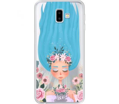 Силіконовий чохол BoxFace Samsung J610 Galaxy J6 Plus 2018 Blue Hair (35459-cc57)