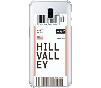 Силіконовий чохол BoxFace Samsung J610 Galaxy J6 Plus 2018 Ticket Hill Valley (35459-cc94)