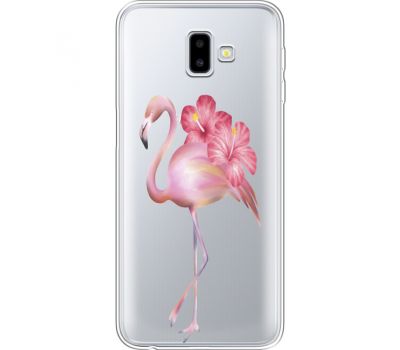 Силіконовий чохол BoxFace Samsung J610 Galaxy J6 Plus 2018 Floral Flamingo (35459-cc12)
