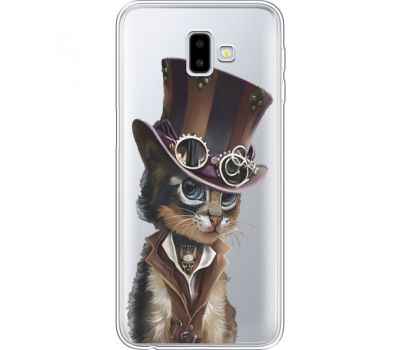 Силіконовий чохол BoxFace Samsung J610 Galaxy J6 Plus 2018 Steampunk Cat (35459-cc39)
