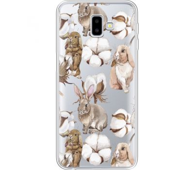 Силіконовий чохол BoxFace Samsung J610 Galaxy J6 Plus 2018 Cotton and Rabbits (35459-cc49)