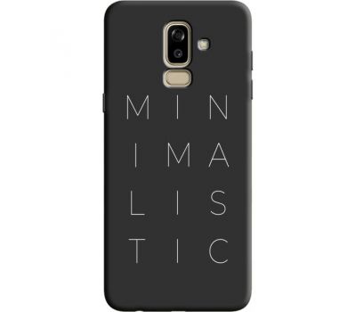 Силіконовий чохол BoxFace Samsung J810 Galaxy J8 2018 Minimalistic (36143-bk59)