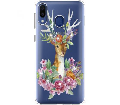 Силіконовий чохол BoxFace Samsung M205 Galaxy M20 Deer with flowers (936206-rs5)