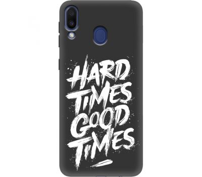 Силіконовий чохол BoxFace Samsung M205 Galaxy M20 hard times good times (36624-bk72)