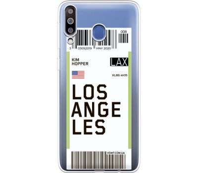Силіконовий чохол BoxFace Samsung M305 Galaxy M30 Ticket Los Angeles (36974-cc85)