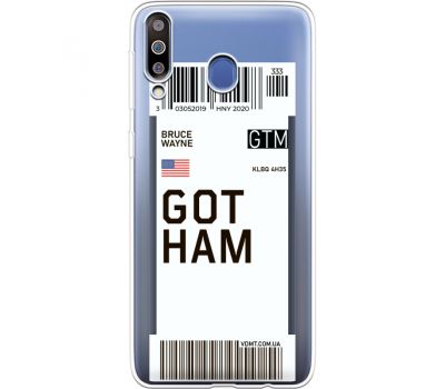 Силіконовий чохол BoxFace Samsung M305 Galaxy M30 Ticket Gotham (36974-cc92)