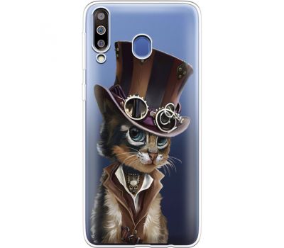 Силіконовий чохол BoxFace Samsung M305 Galaxy M30 Steampunk Cat (36974-cc39)