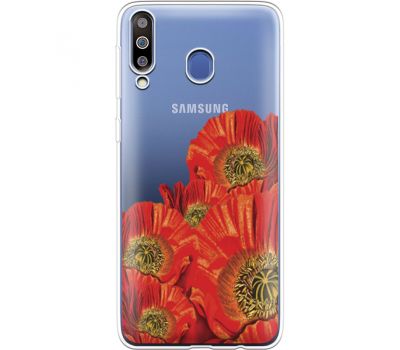 Силіконовий чохол BoxFace Samsung M305 Galaxy M30 Red Poppies (36974-cc44)