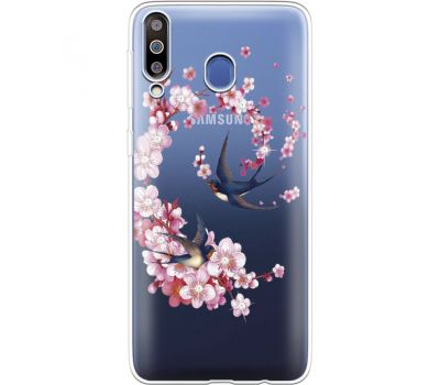 Силіконовий чохол BoxFace Samsung M305 Galaxy M30 Swallows and Bloom (936974-rs4)