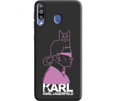 Силіконовий чохол BoxFace Samsung M305 Galaxy M30 Pink Karl (37058-bk40)