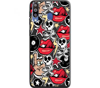 Силіконовий чохол BoxFace Samsung M305 Galaxy M30 Rock Graffiti (37058-bk57)