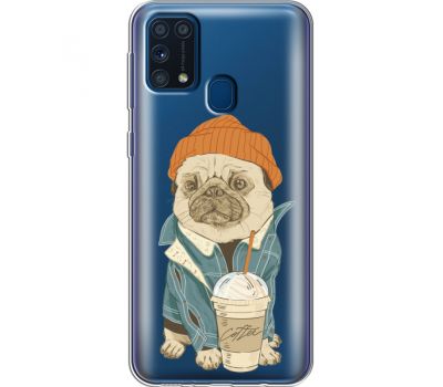 Силіконовий чохол BoxFace Samsung M315 Galaxy M31 Dog Coffeeman (39092-cc70)