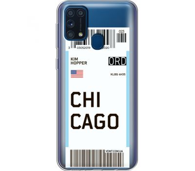 Силіконовий чохол BoxFace Samsung M315 Galaxy M31 Ticket Chicago (39092-cc82)