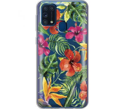 Силіконовий чохол BoxFace Samsung M315 Galaxy M31 Tropical Flowers (39092-cc43)
