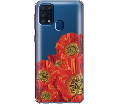 Силіконовий чохол BoxFace Samsung M315 Galaxy M31 Red Poppies (39092-cc44)