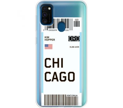 Силіконовий чохол BoxFace Samsung M215 Galaxy M21 Ticket Chicago (39466-cc82)