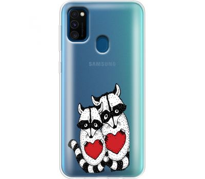 Силіконовий чохол BoxFace Samsung M215 Galaxy M21 Raccoons in love (39466-cc29)