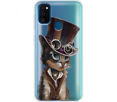 Силіконовий чохол BoxFace Samsung M215 Galaxy M21 Steampunk Cat (39466-cc39)