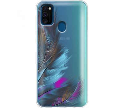 Силіконовий чохол BoxFace Samsung M215 Galaxy M21 Feathers (39466-cc48)