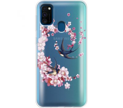 Силіконовий чохол BoxFace Samsung M215 Galaxy M21 Swallows and Bloom (939466-rs4)