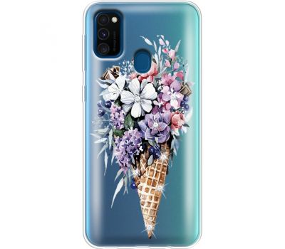Силіконовий чохол BoxFace Samsung M215 Galaxy M21 Ice Cream Flowers (939466-rs17)