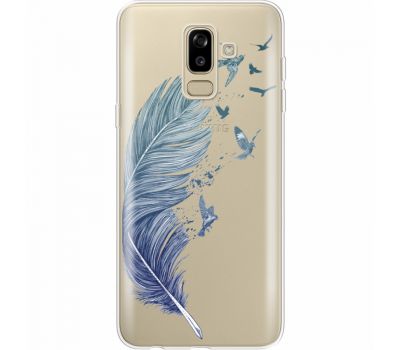 Силіконовий чохол BoxFace Samsung J810 Galaxy J8 2018 Feather (35021-cc38)