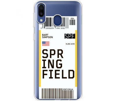 Силіконовий чохол BoxFace Samsung M205 Galaxy M20 Ticket Springfield (36206-cc93)