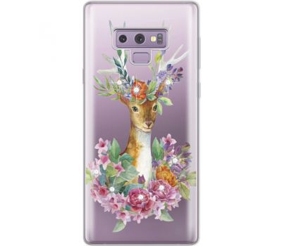 Силіконовий чохол BoxFace Samsung N960 Galaxy Note 9 Deer with flowers (934974-rs5)