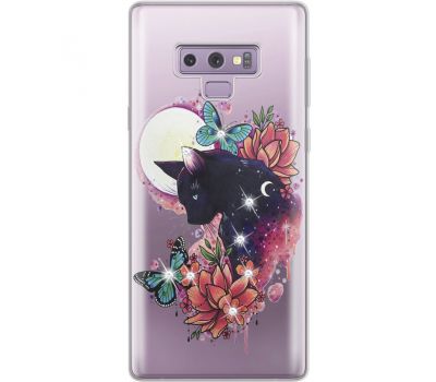 Силіконовий чохол BoxFace Samsung N960 Galaxy Note 9 Cat in Flowers (934974-rs10)
