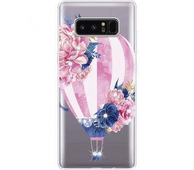 Силіконовий чохол BoxFace Samsung N950F Galaxy Note 8 Pink Air Baloon (935949-rs6)