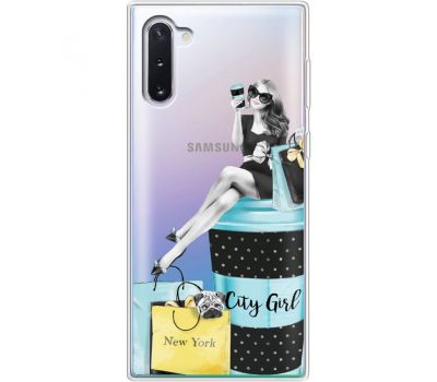Силіконовий чохол BoxFace Samsung N970 Galaxy Note 10 City Girl (37408-cc56)