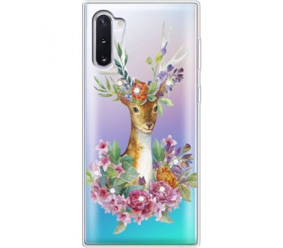 Силіконовий чохол BoxFace Samsung N970 Galaxy Note 10 Deer with flowers (937408-rs5)