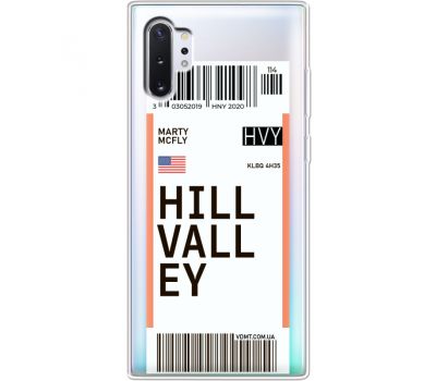 Силіконовий чохол BoxFace Samsung N975 Galaxy Note 10 Plus Ticket Hill Valley (37687-cc94)