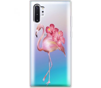 Силіконовий чохол BoxFace Samsung N975 Galaxy Note 10 Plus Floral Flamingo (37687-cc12)