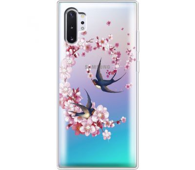 Силіконовий чохол BoxFace Samsung N975 Galaxy Note 10 Plus Swallows and Bloom (937687-rs4)