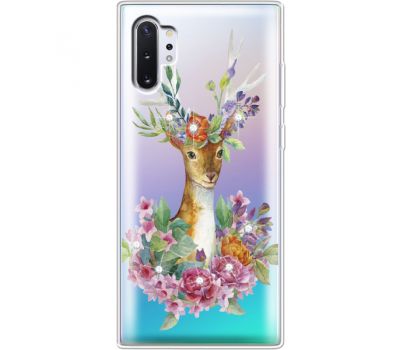 Силіконовий чохол BoxFace Samsung N975 Galaxy Note 10 Plus Deer with flowers (937687-rs5)