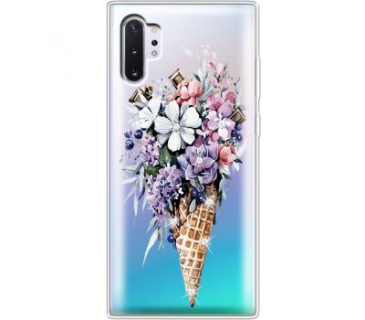 Силіконовий чохол BoxFace Samsung N975 Galaxy Note 10 Plus Ice Cream Flowers (937687-rs17)