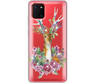 Силіконовий чохол BoxFace Samsung N770 Galaxy Note 10 Lite Deer with flowers (38846-rs5)