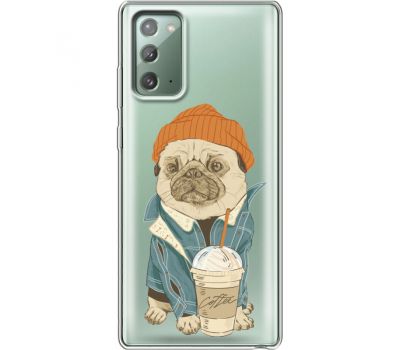 Силіконовий чохол BoxFace Samsung N980 Galaxy Note 20 Dog Coffeeman (40569-cc70)