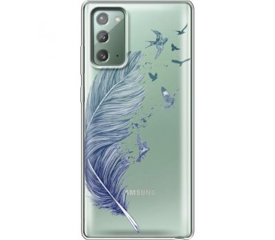 Силіконовий чохол BoxFace Samsung N980 Galaxy Note 20 Feather (40569-cc38)