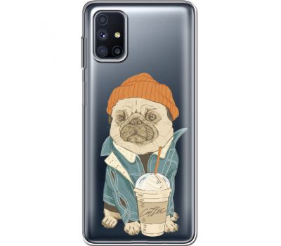 Силіконовий чохол BoxFace Samsung M515 Galaxy M51 Dog Coffeeman (40938-cc70)