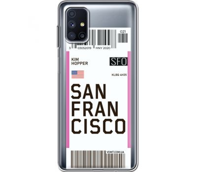 Силіконовий чохол BoxFace Samsung M515 Galaxy M51 Ticket  San Francisco (40938-cc79)