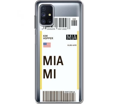 Силіконовий чохол BoxFace Samsung M515 Galaxy M51 Ticket Miami (40938-cc81)