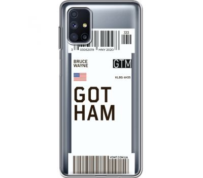 Силіконовий чохол BoxFace Samsung M515 Galaxy M51 Ticket Gotham (40938-cc92)