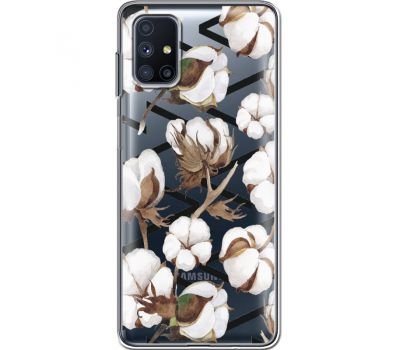 Силіконовий чохол BoxFace Samsung M515 Galaxy M51 Cotton flowers (40938-cc50)